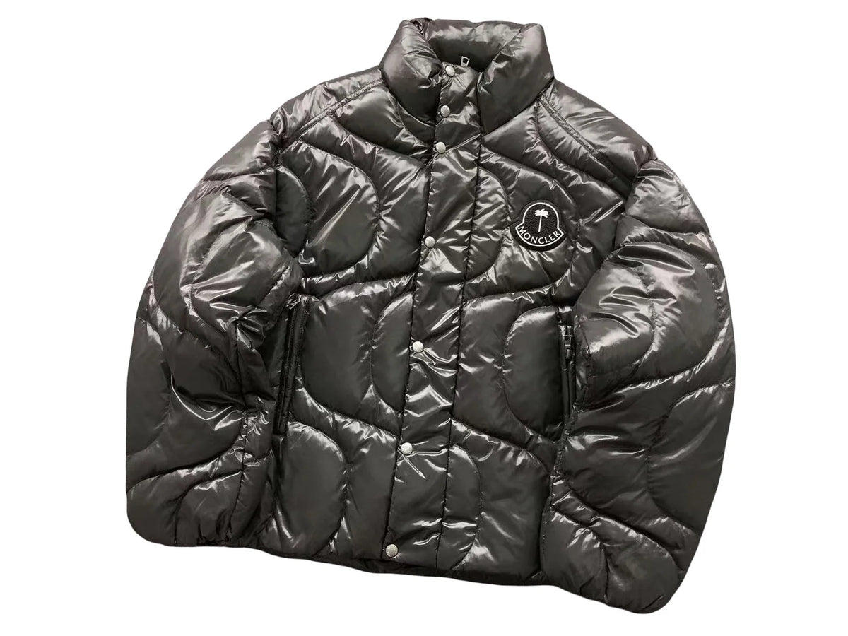 Moncler x Palm Angels Haunani Down Jacket in Grey